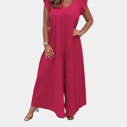 Casual jumpsuit dress for ladies