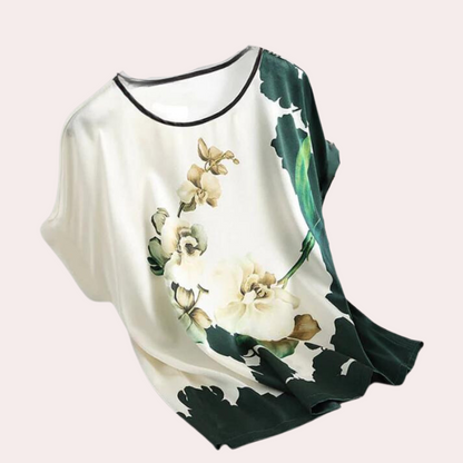 Floral women's blouse