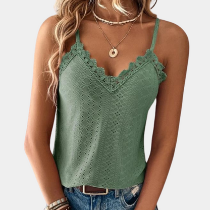 Stylish women's v-neck top