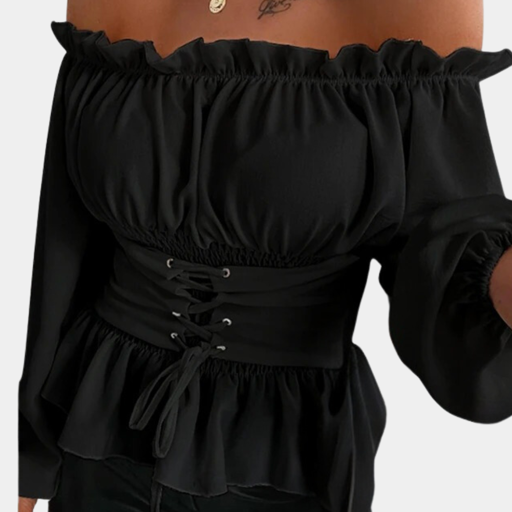 Elegant off shoulder blouse for ladies