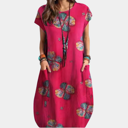 Trendy midi dress for ladies