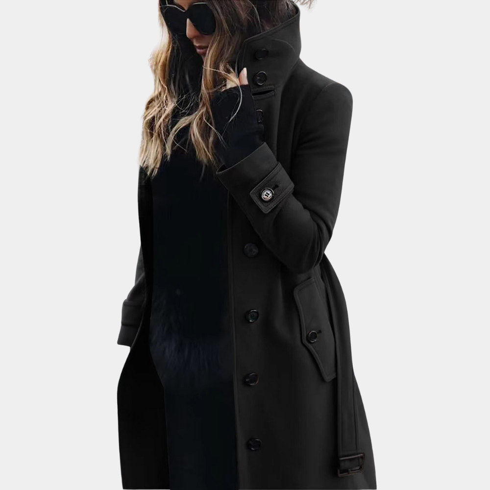 Stylish and warm winter trench coat for ladies