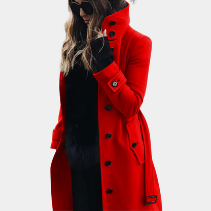 Stylish and warm winter trench coat for ladies