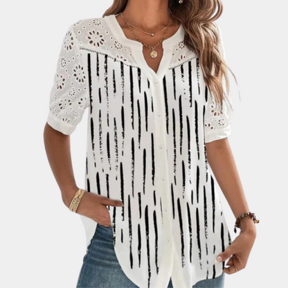 Comfortable loose-fitting women's top