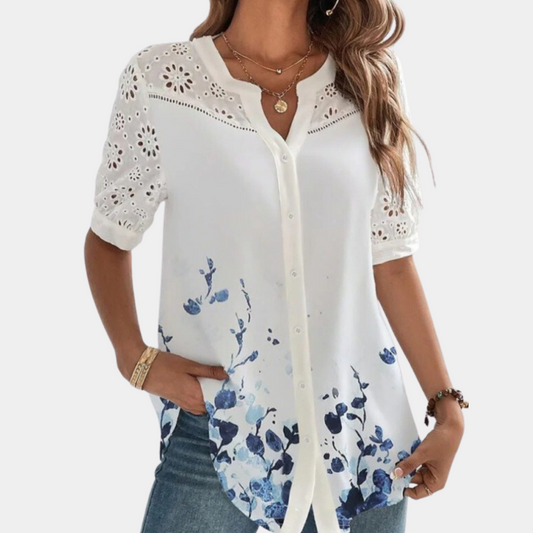 Comfortable loose-fitting women's top