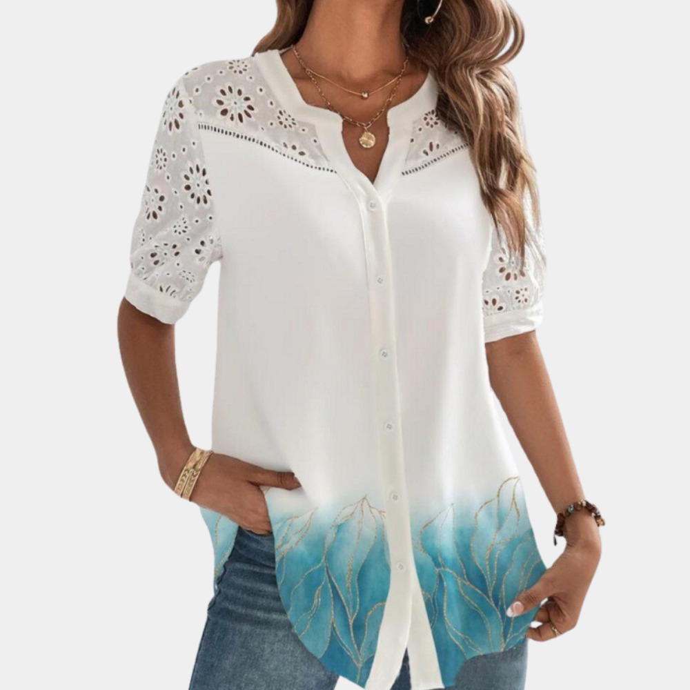 Comfortable loose-fitting women's top