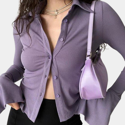 Tilde - Elegant Long Sleeve Blouse for Ladies