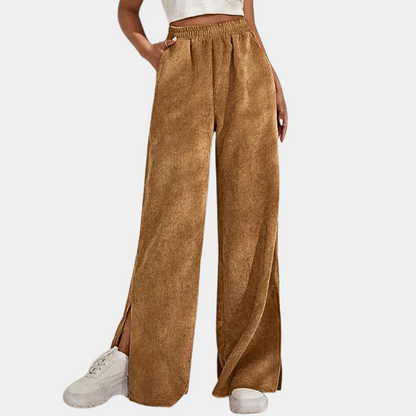 Daria - Casual Chic Corduroy Women's Pants