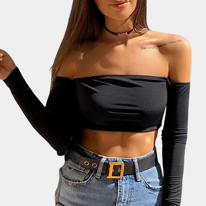 Classy off-shoulder women's top