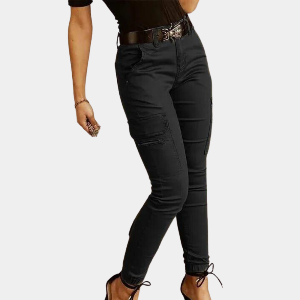 Fleur - Ladies casual cargo jeans