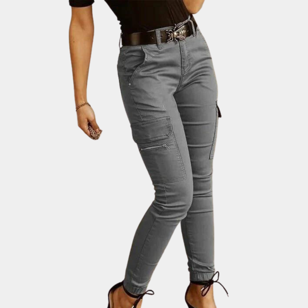 Fleur - Ladies casual cargo jeans