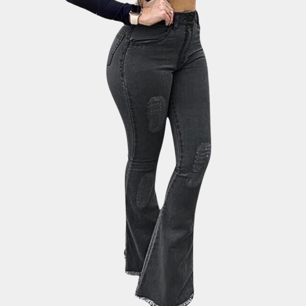 Ladies trendy flared pants