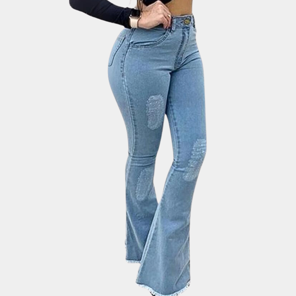 Ladies trendy flared pants