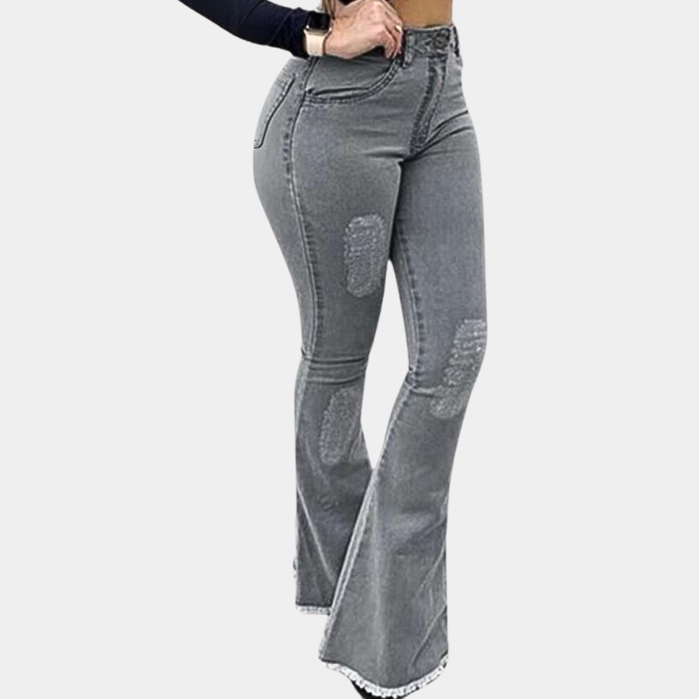 Ladies trendy flared pants