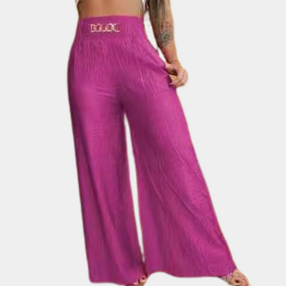 Elegant women's wide-leg pants