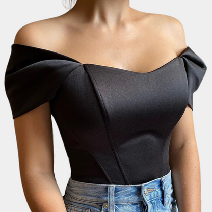 Elegant off-shoulder top for ladies