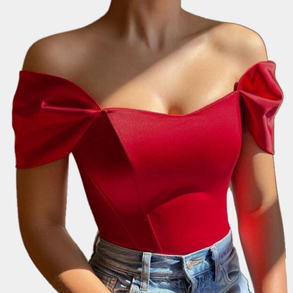 Elegant off-shoulder top for ladies