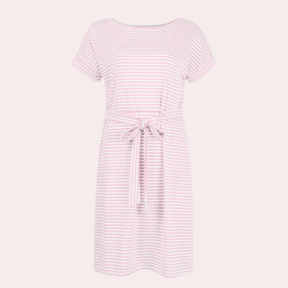 Striped casual dress for ladies