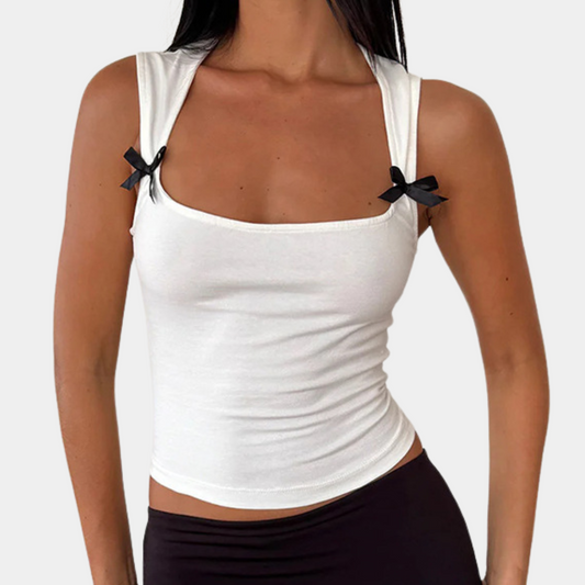 Classic ribbon top for ladies