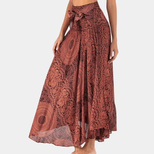 Bohemian maxi skirt for ladies