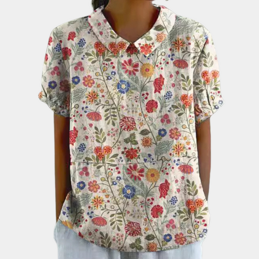 Casual and colorful women's blouse