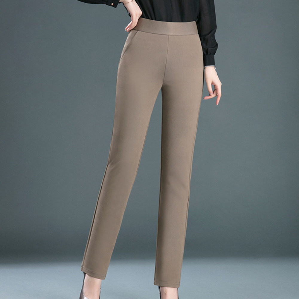 Abril - Stylish straight cut women's pants