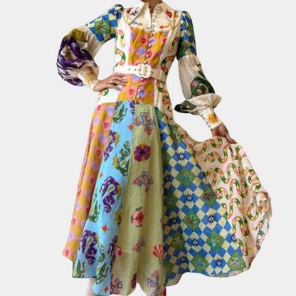 Adalia - Colorful and fashionable women's dress