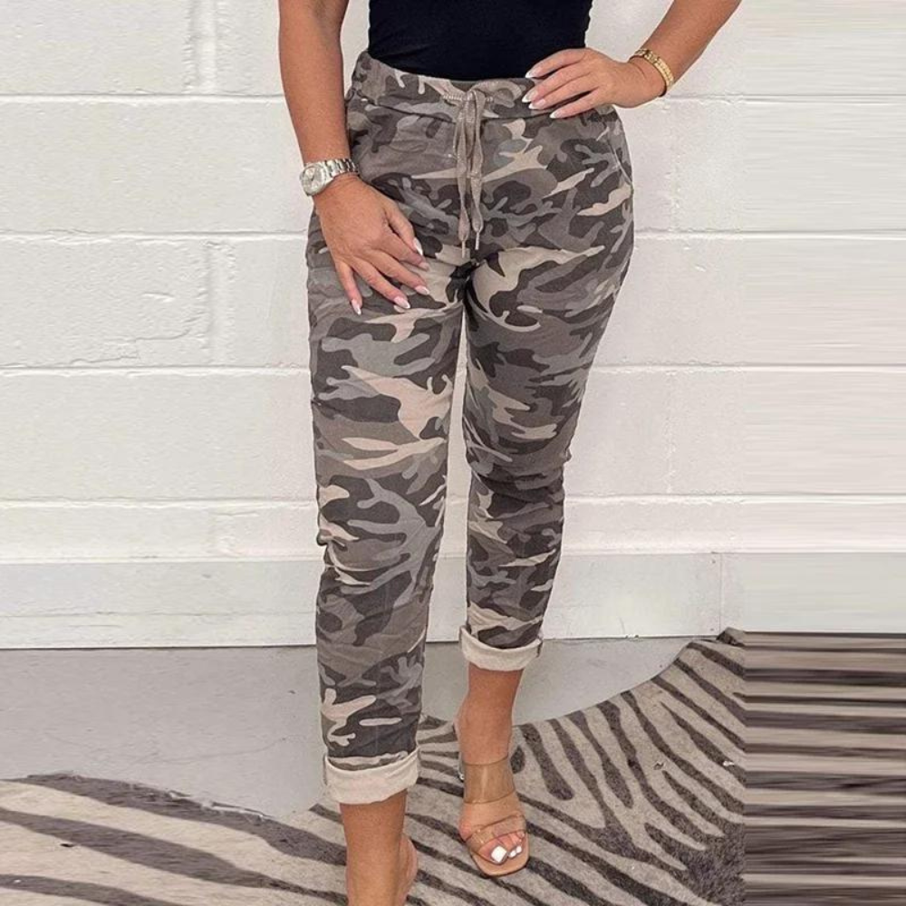 Penelope- Women's Pants in Luxury Camouflage with Optimal Comfort