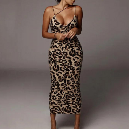 NATALIJA - Stylish Women's Dress with Animal Print