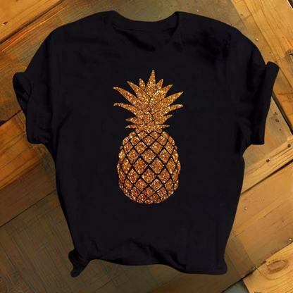 Marisol - Playful Pineapple Pattern Ladies Top