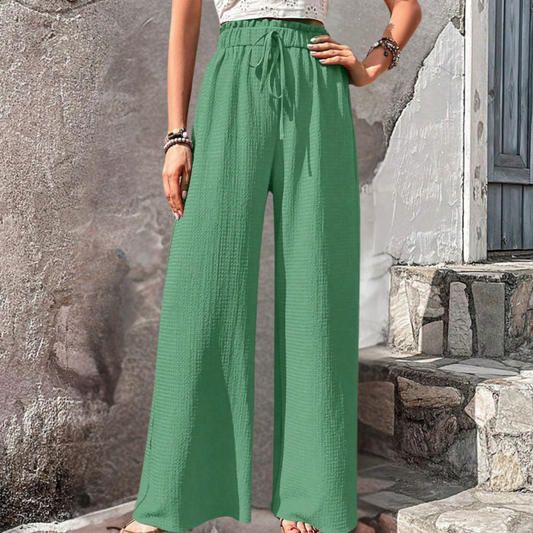 Olivia - Fashionable Pants With Wide Legs for Women