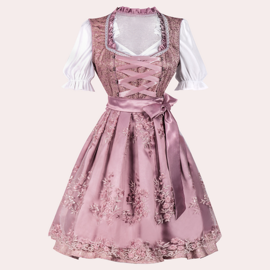 Miren - Oktoberfest flower embellished dress for ladies