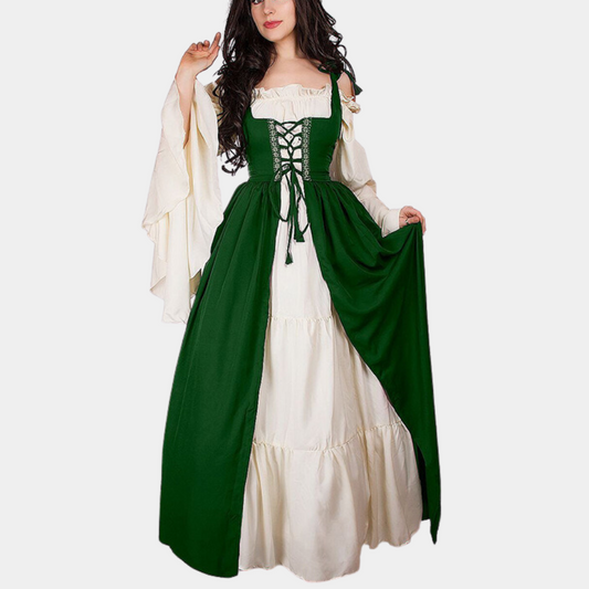 Dimitra - Oktoberfest dress with bell sleeves for ladies