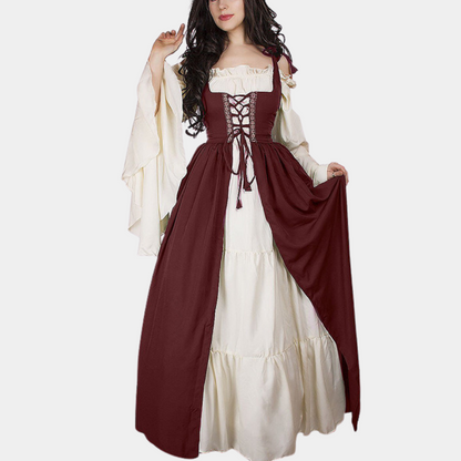 Dimitra - Oktoberfest dress with bell sleeves for ladies