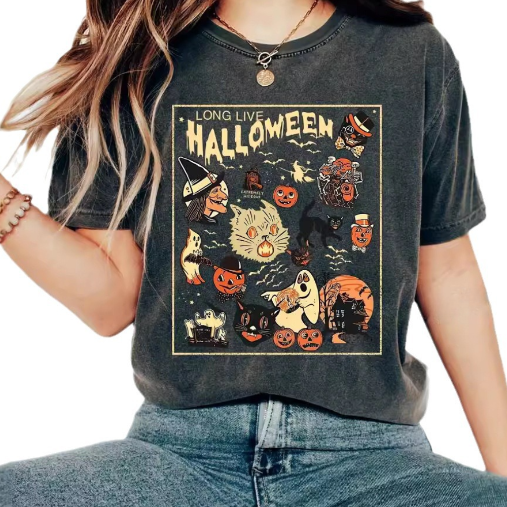 Jazmina - Simple Halloween Shirt for ladies.