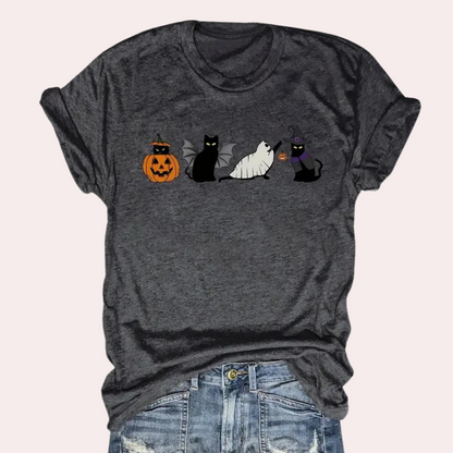 Kati - Festive Halloween T-shirt for ladies