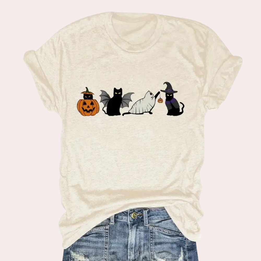 Kati - Festive Halloween T-shirt for ladies