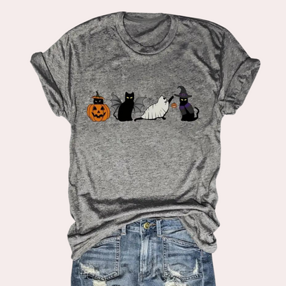 Kati - Festive Halloween T-shirt for ladies