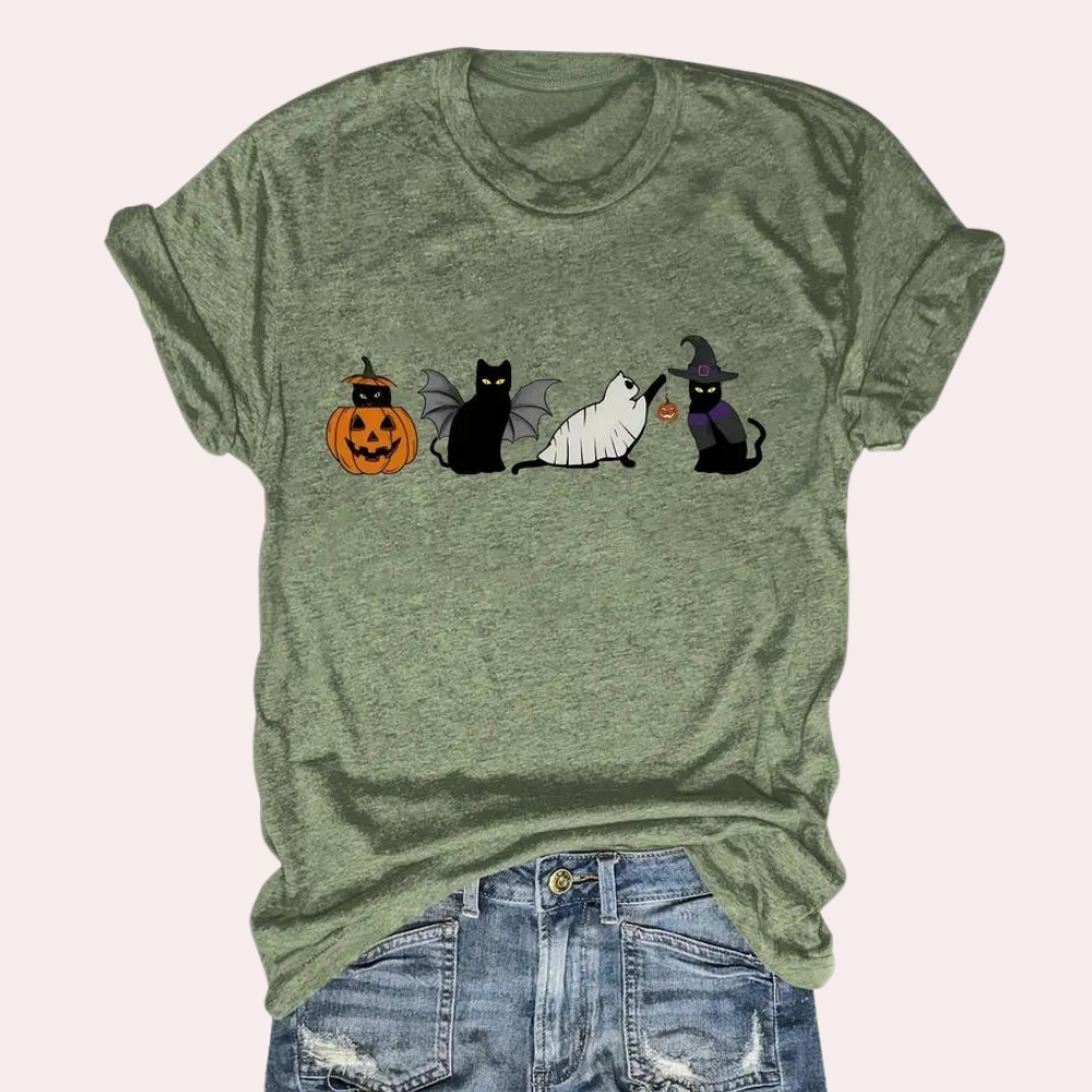 Kati - Festive Halloween T-shirt for ladies