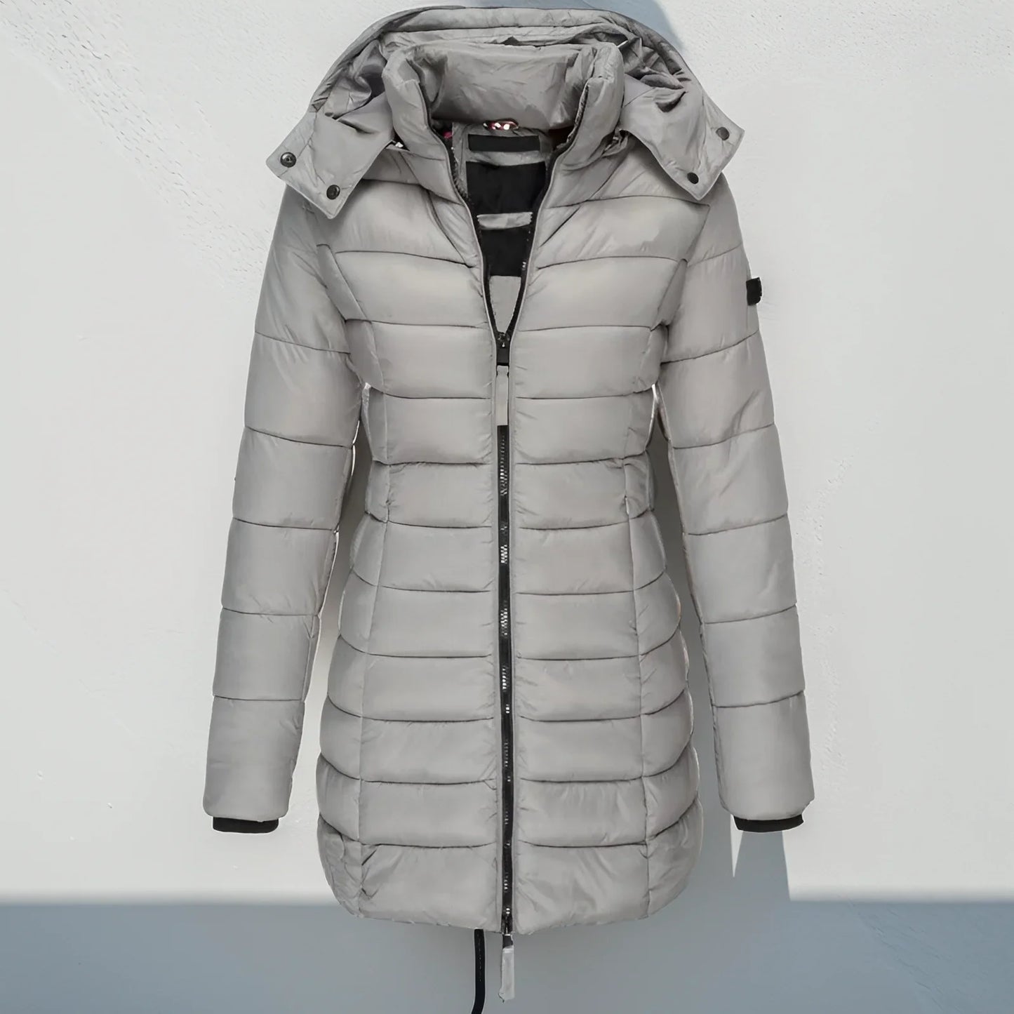 Women's winter coat with hood - Carlis