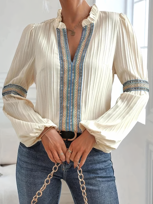 Cora | Pleated blouse