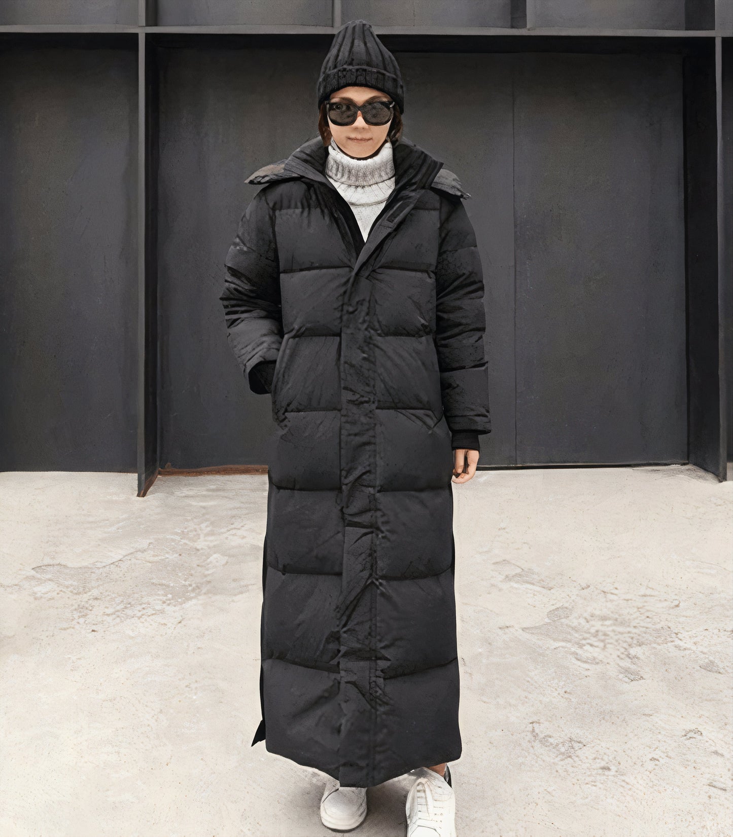 Oversized parka winter coat for women - Cilla