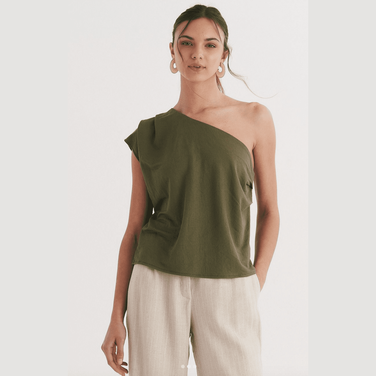 Azai - Bare-shoulder Blouse