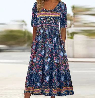 Milanie - bohemian dress