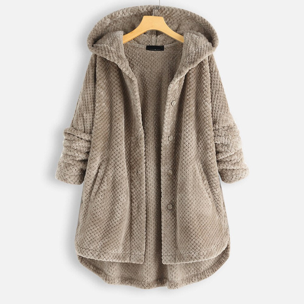 Oversized hooded jacket for women - Arabella