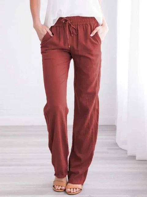 Chaira - Elegant Cotton Trousers