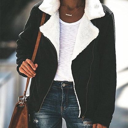 Yazmin - casual corduroy winter coat