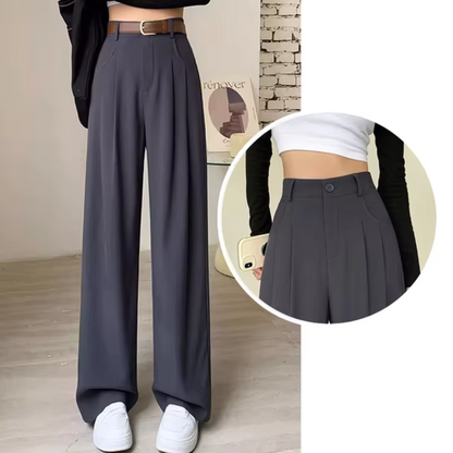 Clare - Comfortable High Waist Trousers