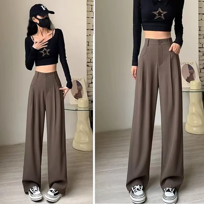 Clare - Comfortable High Waist Trousers