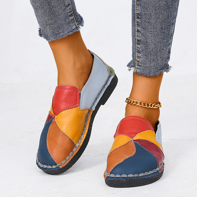 Tonisha - Colorful women's orthopedic shoes with heel